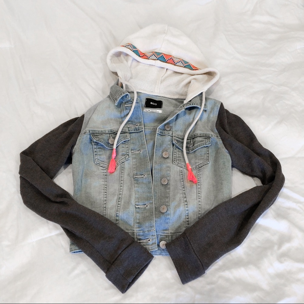 BDG Urban Outfitters Denim Pattern Jacket - NEW